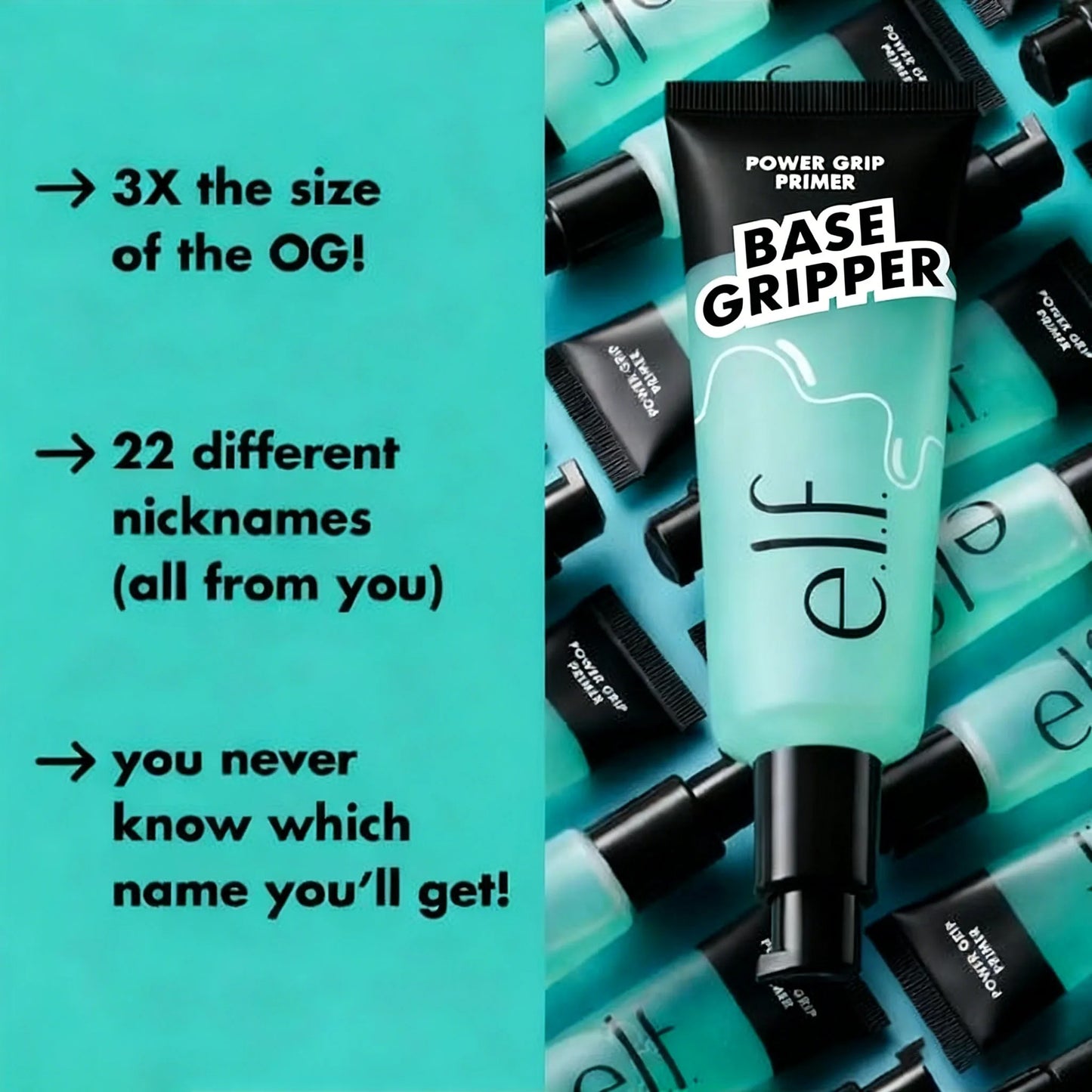 ELF Power Grip Primer Jumbo Texture Refreshing Easy Absorb Moisturize Facial Firming Purifying Hydrating Smoothing Skin