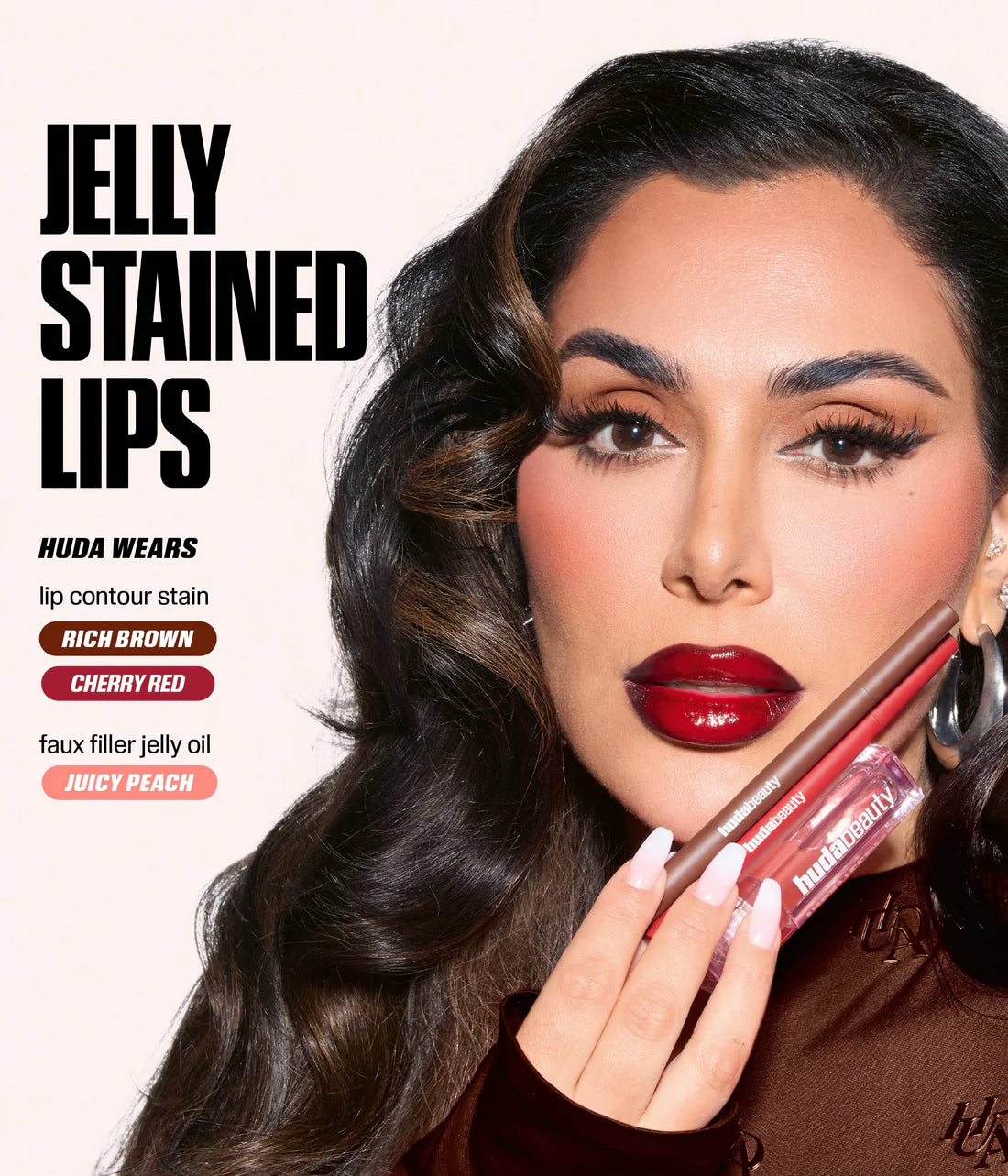 Huda Beauty Lip Contour Lip Stain For 12-Hour Wear