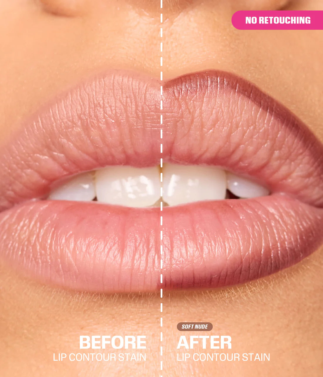 Huda Beauty Lip Contour Lip Stain For 12-Hour Wear