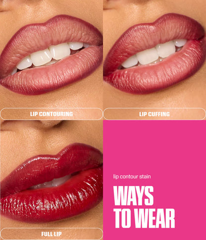 Huda Beauty Lip Contour Lip Stain For 12-Hour Wear