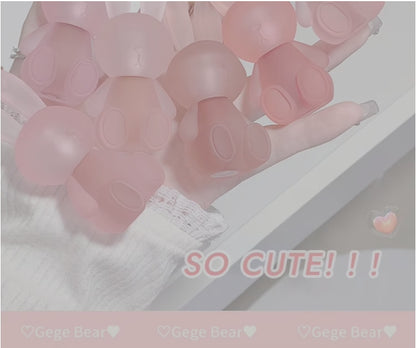 Gege Bear Rabbit Lip Glaze, Matte Velvet Lip Clay Long-lasting Color Non-drying Lipstick