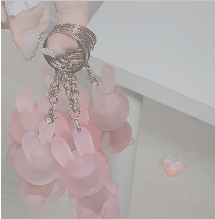 Gege Bear Rabbit Lip Glaze, Matte Velvet Lip Clay Long-lasting Color Non-drying Lipstick