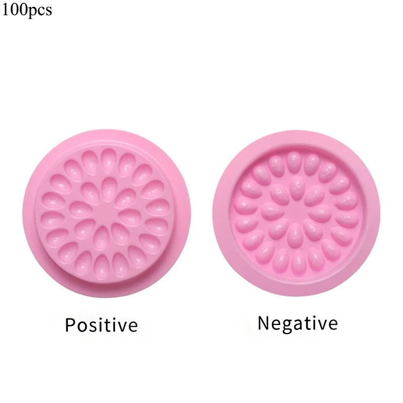 100pcs Eyelash Glue Stand Holder