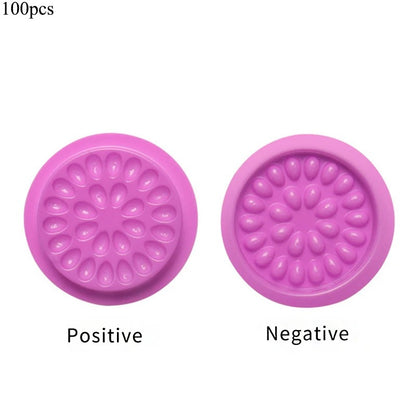 100pcs Eyelash Glue Stand Holder
