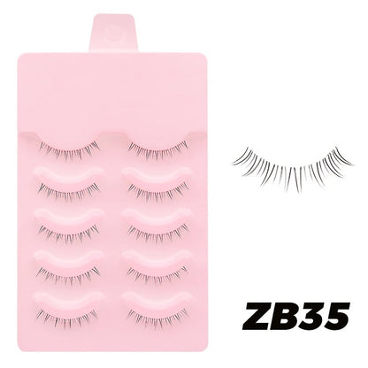 Manga Lashes Soft Natural Eyelashes Thick False Eyelashes Manga Eyelashes Daily Dating Makeup Eyelashes Lashes Wispy