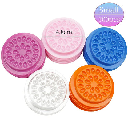 100pcs Eyelash Glue Stand Holder