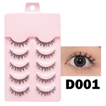 Manga Lashes Soft Natural Eyelashes Thick False Eyelashes Manga Eyelashes Daily Dating Makeup Eyelashes Lashes Wispy