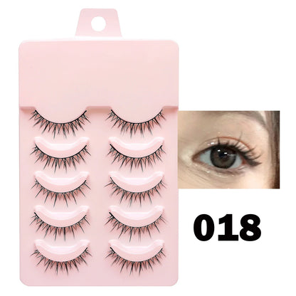 Manga Lashes Soft Natural Eyelashes Thick False Eyelashes Manga Eyelashes Daily Dating Makeup Eyelashes Lashes Wispy