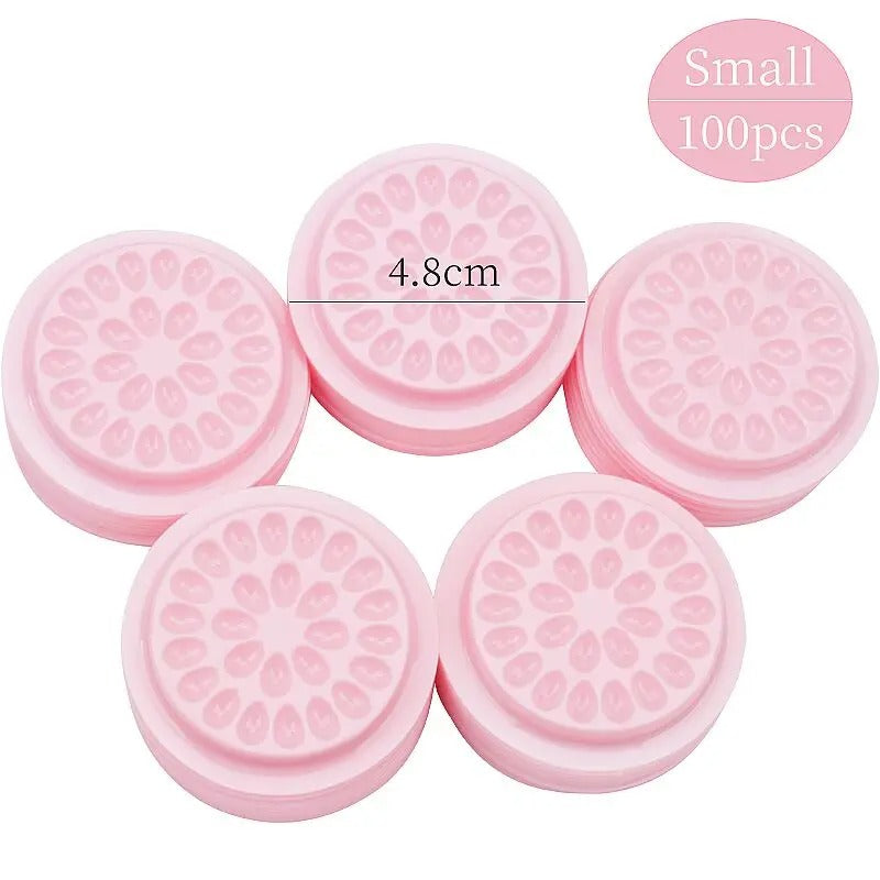 100pcs Eyelash Glue Stand Holder