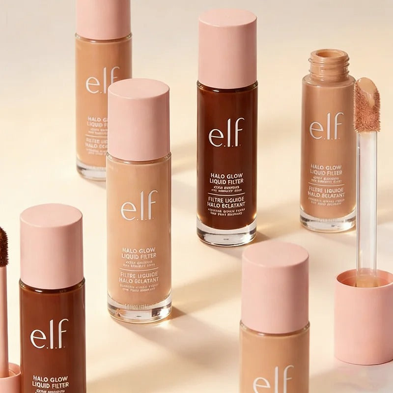 Elf 4 Color Moisturizing Natural Effect Foundation Whitening Waterproof and Sweat-proof Concealer Long-lasting Makeup Cosmetics