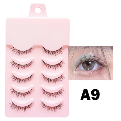 Manga Lashes Soft Natural Eyelashes Thick False Eyelashes Manga Eyelashes Daily Dating Makeup Eyelashes Lashes Wispy