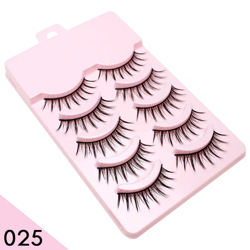Manga Lashes Soft Natural Eyelashes Thick False Eyelashes Manga Eyelashes Daily Dating Makeup Eyelashes Lashes Wispy