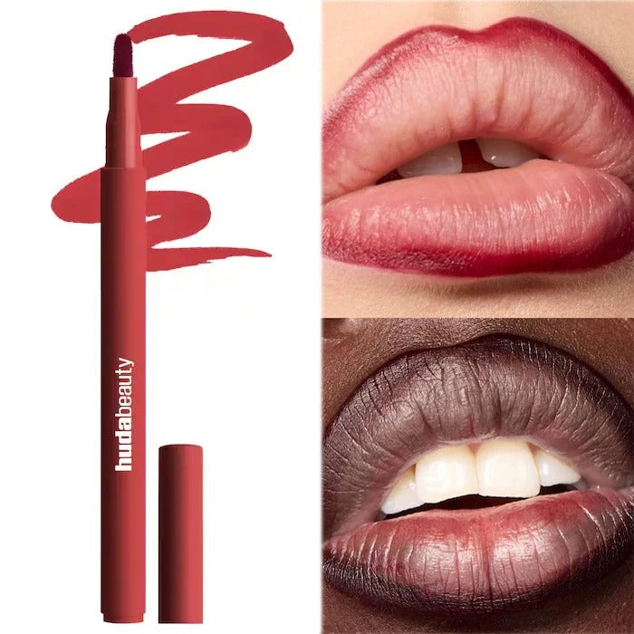 Huda Beauty Lip Contour Lip Stain For 12-Hour Wear
