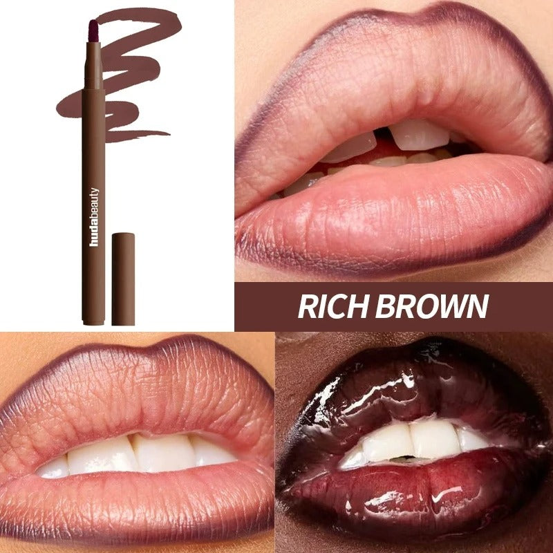 Huda Beauty Lip Contour Lip Stain For 12-Hour Wear
