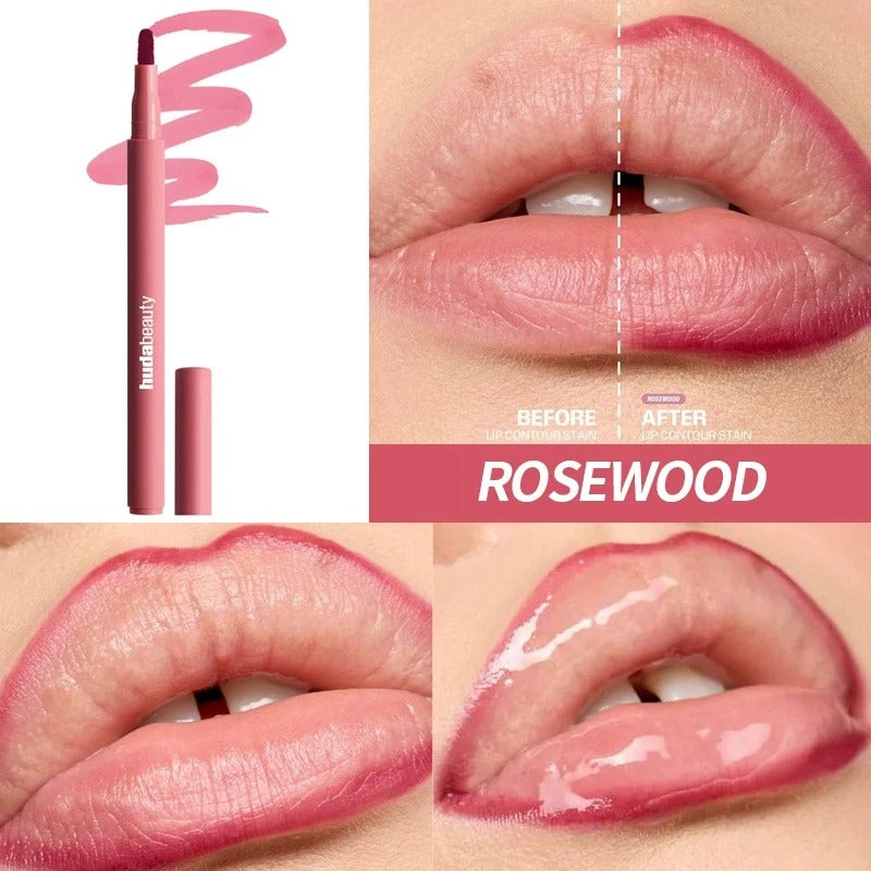 Huda Beauty Lip Contour Lip Stain For 12-Hour Wear
