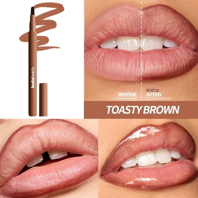 Huda Beauty Lip Contour Lip Stain For 12-Hour Wear