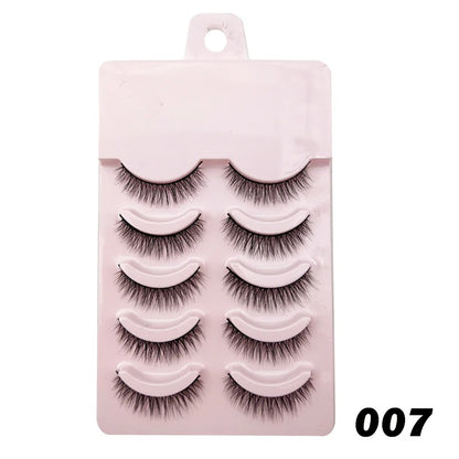 Manga Lashes Soft Natural Eyelashes Thick False Eyelashes Manga Eyelashes Daily Dating Makeup Eyelashes Lashes Wispy