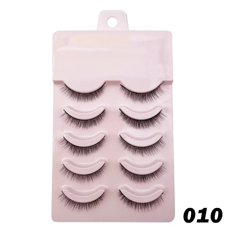 Manga Lashes Soft Natural Eyelashes Thick False Eyelashes Manga Eyelashes Daily Dating Makeup Eyelashes Lashes Wispy