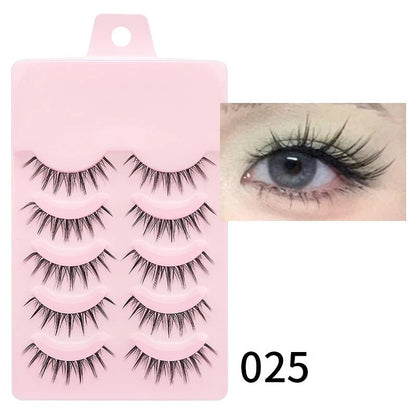 Manga Lashes Soft Natural Eyelashes Thick False Eyelashes Manga Eyelashes Daily Dating Makeup Eyelashes Lashes Wispy