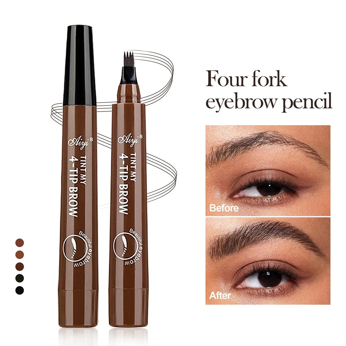 4 Fork Microblading Eyebrow Pencil