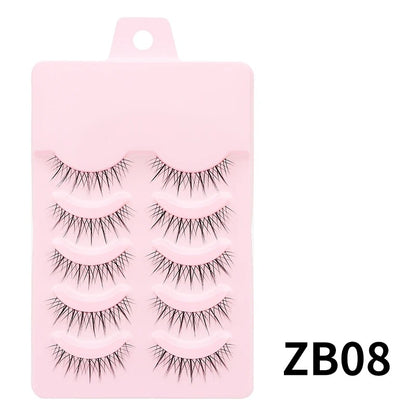 Manga Lashes Soft Natural Eyelashes Thick False Eyelashes Manga Eyelashes Daily Dating Makeup Eyelashes Lashes Wispy