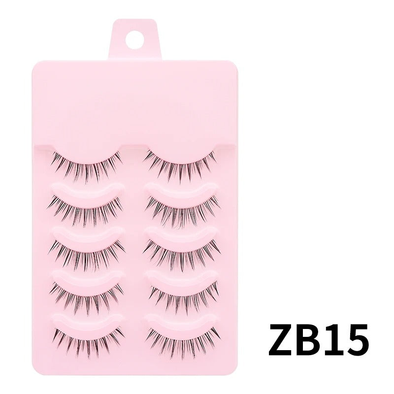 Manga Lashes Soft Natural Eyelashes Thick False Eyelashes Manga Eyelashes Daily Dating Makeup Eyelashes Lashes Wispy