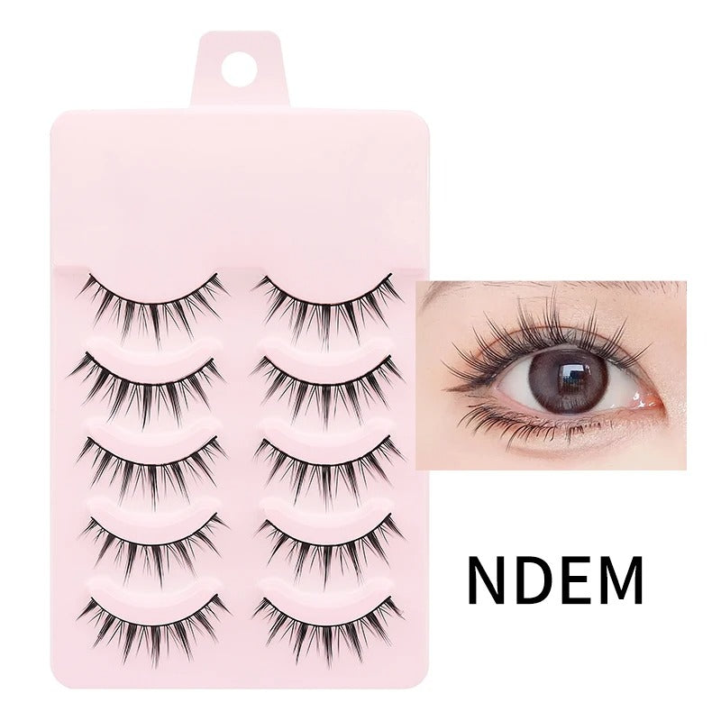 Manga Lashes Soft Natural Eyelashes Thick False Eyelashes Manga Eyelashes Daily Dating Makeup Eyelashes Lashes Wispy