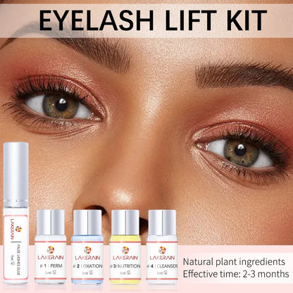 LakeRain Lash Lift Kit Long Lasting Eyelash Lifting Perming Lotion Fixation Glue Curly Lasher Beauty Salon Home Pro Kit