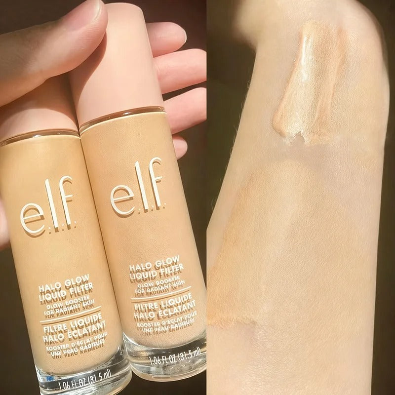 Elf 4 Color Moisturizing Natural Effect Foundation Whitening Waterproof and Sweat-proof Concealer Long-lasting Makeup Cosmetics