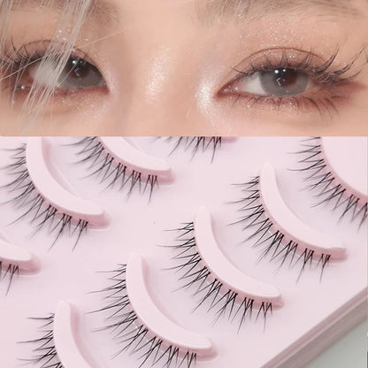 Manga Lashes Soft Natural Eyelashes Thick False Eyelashes Manga Eyelashes Daily Dating Makeup Eyelashes Lashes Wispy