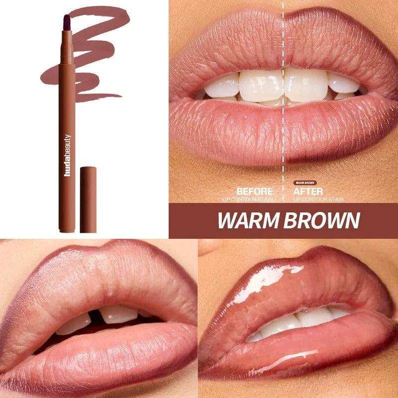 Huda Beauty Lip Contour Lip Stain For 12-Hour Wear